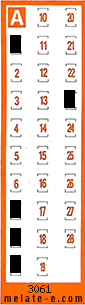 Volante ganador del sorteo 3061 de Chispazo