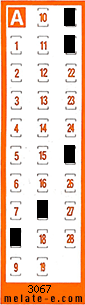 Volante ganador del sorteo 3067 de Chispazo