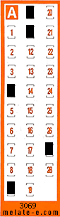 Volante ganador del sorteo 3069 de Chispazo