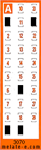 Volante ganador del sorteo 3070 de Chispazo