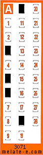 Volante ganador del sorteo 3071 de Chispazo