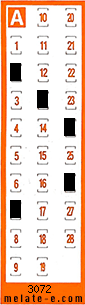 Volante ganador del sorteo 3072 de Chispazo