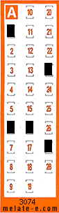 Volante ganador del sorteo 3074 de Chispazo