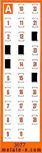 Volante ganador del sorteo 3077 de Chispazo