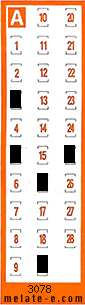 Volante ganador del sorteo 3078 de Chispazo