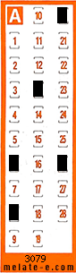 Volante ganador del sorteo 3079 de Chispazo