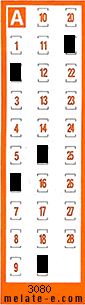 Volante ganador del sorteo 3080 de Chispazo
