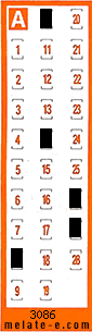 Volante ganador del sorteo 3086 de Chispazo