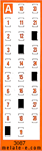 Volante ganador del sorteo 3087 de Chispazo
