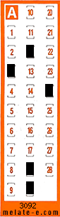 Volante ganador del sorteo 3092 de Chispazo