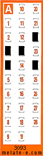 Volante ganador del sorteo 3093 de Chispazo