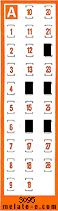 Volante ganador del sorteo 3095 de Chispazo
