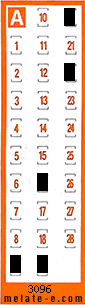 Volante ganador del sorteo 3096 de Chispazo