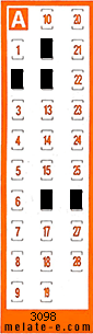 Volante ganador del sorteo 3098 de Chispazo