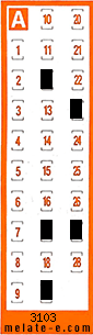 Volante ganador del sorteo 3103 de Chispazo