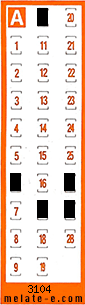 Volante ganador del sorteo 3104 de Chispazo