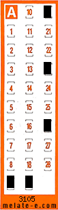 Volante ganador del sorteo 3105 de Chispazo
