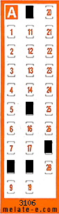 Volante ganador del sorteo 3106 de Chispazo