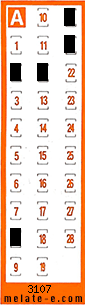 Volante ganador del sorteo 3107 de Chispazo