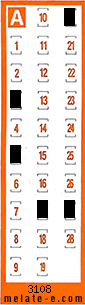 Volante ganador del sorteo 3108 de Chispazo