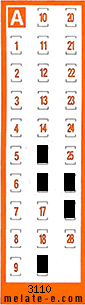 Volante ganador del sorteo 3110 de Chispazo