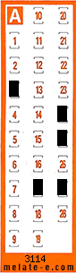 Volante ganador del sorteo 3114 de Chispazo