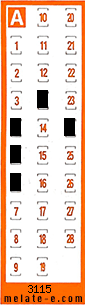 Volante ganador del sorteo 3115 de Chispazo
