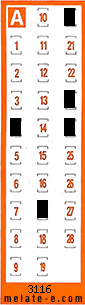 Volante ganador del sorteo 3116 de Chispazo