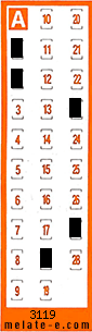 Volante ganador del sorteo 3119 de Chispazo