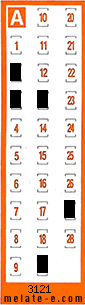 Volante ganador del sorteo 3121 de Chispazo