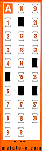 Volante ganador del sorteo 3122 de Chispazo