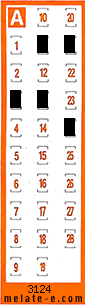 Volante ganador del sorteo 3124 de Chispazo