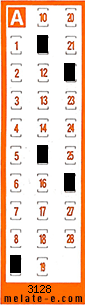 Volante ganador del sorteo 3128 de Chispazo