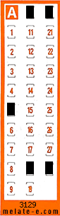 Volante ganador del sorteo 3129 de Chispazo