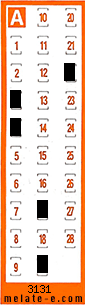 Volante ganador del sorteo 3131 de Chispazo