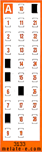 Volante ganador del sorteo 3133 de Chispazo