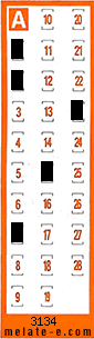 Volante ganador del sorteo 3134 de Chispazo