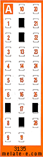 Volante ganador del sorteo 3135 de Chispazo