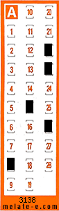 Volante ganador del sorteo 3138 de Chispazo