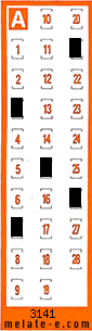 Volante ganador del sorteo 3141 de Chispazo