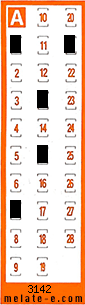 Volante ganador del sorteo 3142 de Chispazo