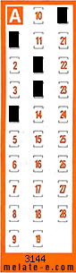 Volante ganador del sorteo 3144 de Chispazo