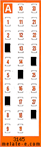 Volante ganador del sorteo 3145 de Chispazo