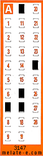 Volante ganador del sorteo 3147 de Chispazo