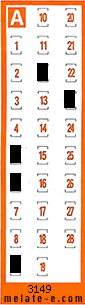 Volante ganador del sorteo 3149 de Chispazo