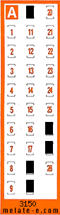 Volante ganador del sorteo 3150 de Chispazo