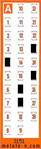 Volante ganador del sorteo 3151 de Chispazo