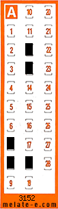 Volante ganador del sorteo 3152 de Chispazo