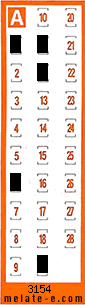 Volante ganador del sorteo 3154 de Chispazo