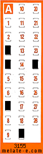 Volante ganador del sorteo 3155 de Chispazo